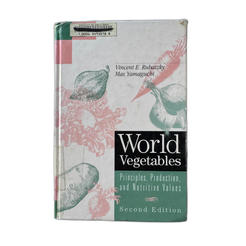 World Vegetables 2nd Ed Textbook Rubatzky Yamaguchi Hardcover Crop Science